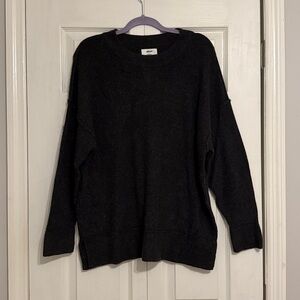 Aerie Charcoal Knit Pullover